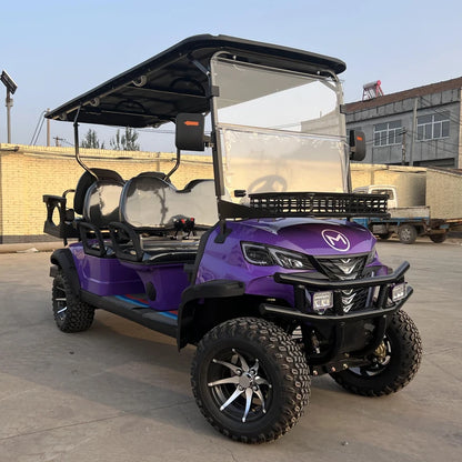 MMC Electric Golf Cart 48V/60V/72V - 2 4 6 8 Seat Sightseeing Bus  4000W/5000W/7000W - High Capacity for Golf Courses And Tours