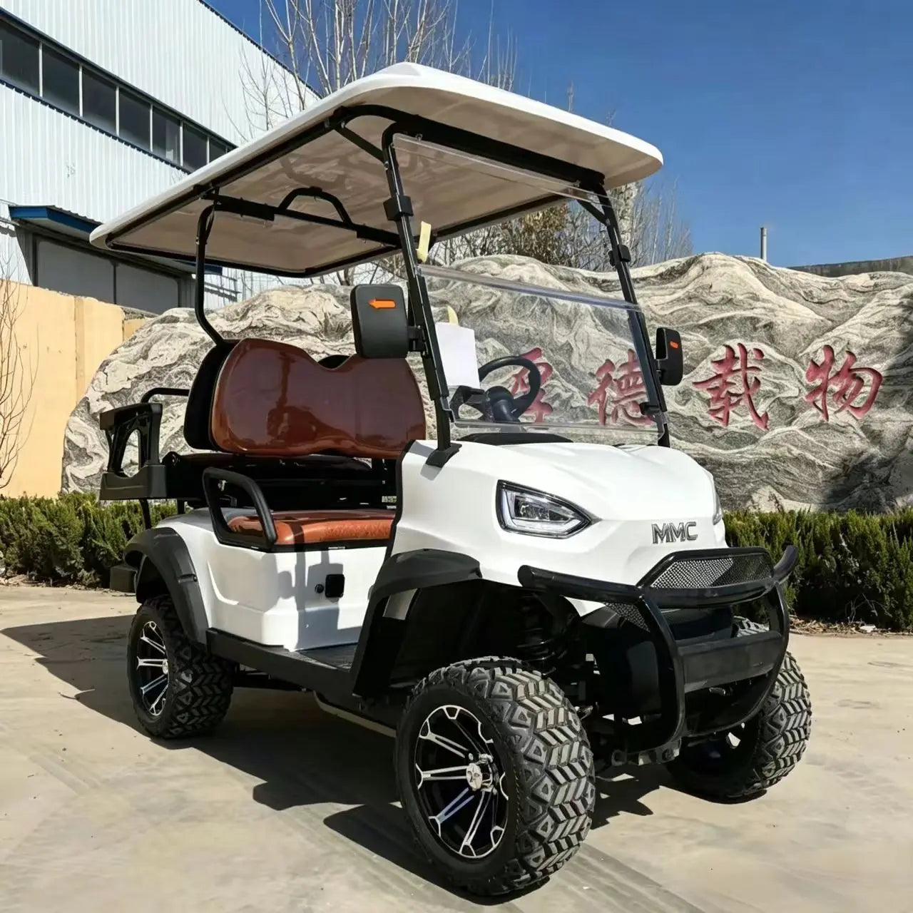 2026 New Design Off Road 4WD Golf Carts 2 4 6 8 Seater 4000W/7000W Solar Panel 48V/60V 72V Lithium Battery Electric Golf Cart
