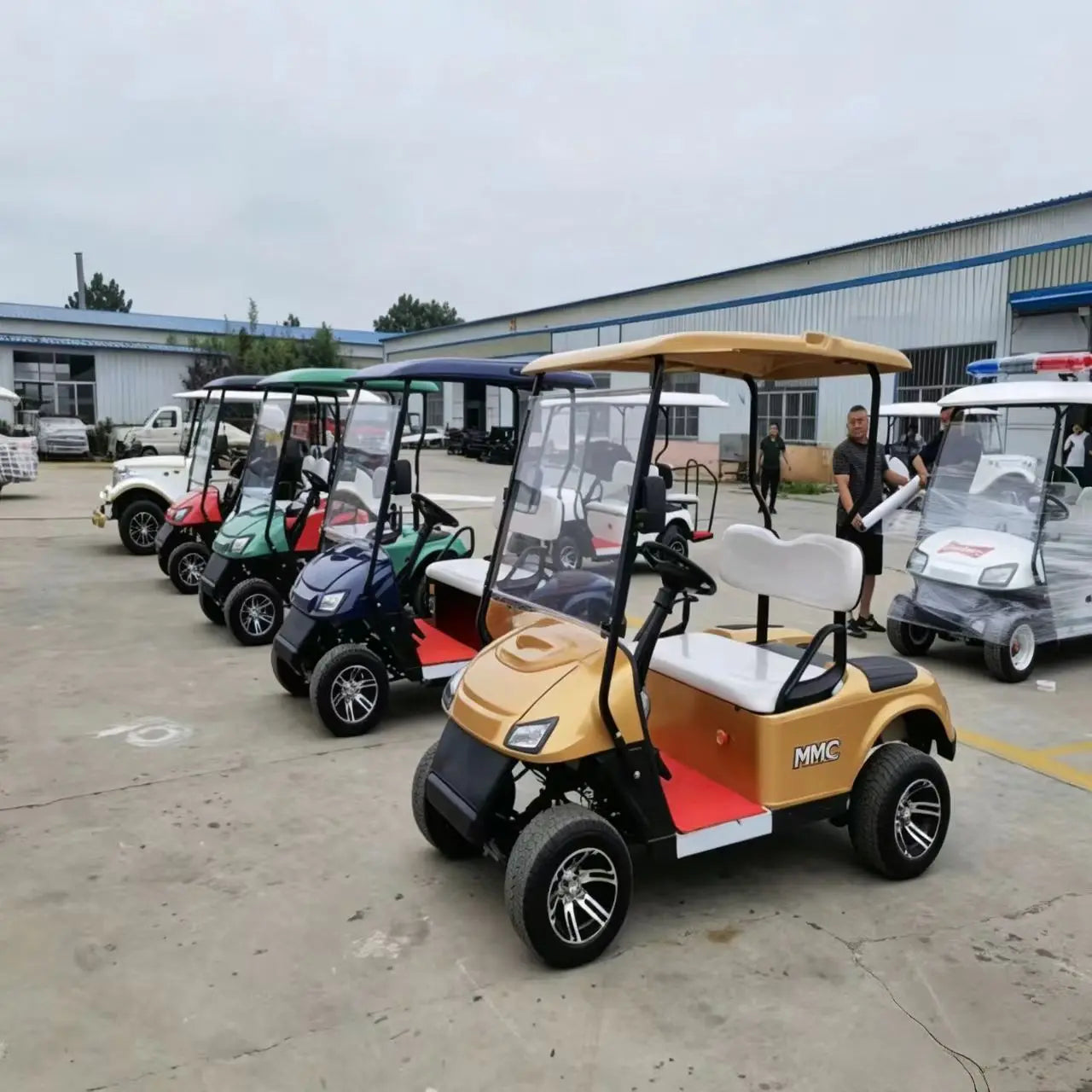 MMC Electric Lift Golf Car - Utility Cart with Lithium Battery 5000W/7000W 2-8 Person Capacity 48V 60V 72V - Factory Price