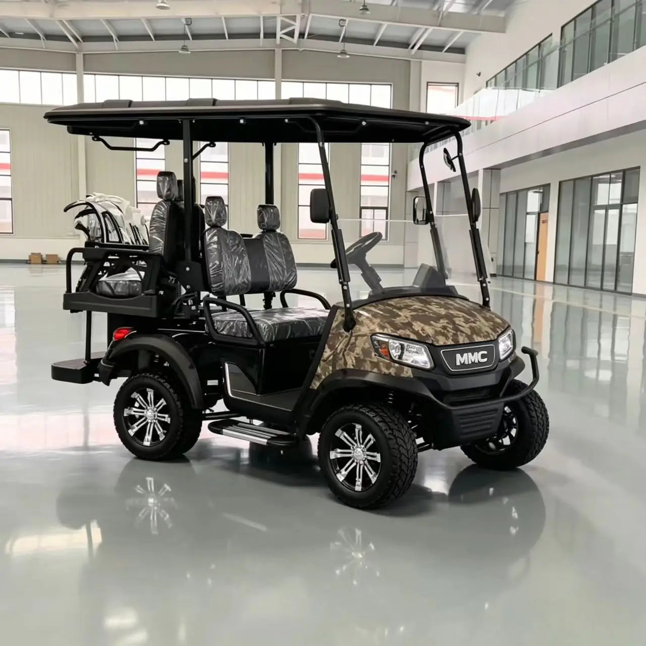 4 Wheel Drive 4000W/5000W/7000W Off Road Street Legal 48V/72V Lithium Golf Buggy 2 4 6 8 Seater Electric Golf Cart