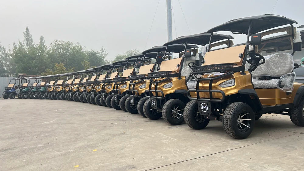 Brand New Club Car Mobility Scooter Fashion And Popular 4 Wheel 4 6 8 Seats Lithium Battery 5000W Electric Golf Cart
