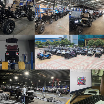 CE Certification New Utility Evolution Vehicles Electric Buggy Hunting 48/72V Lithium Battery Golf Car 4 Seat Golf Cart