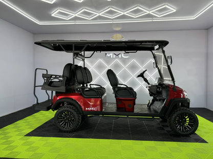 Best Price 72v Lithium Acid Battery 4 6 8 Seats Family Golf Buggy  Customize Colors 3-Point Safety Belt Electric Golf Cart