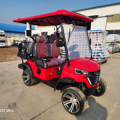 New Model Scenic Spot Electric Instead of Walking Car Adult Electric Quadricycle 2 4 6 Seater Car with Solar Panel Electric Golf