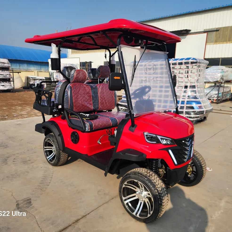 Vintage China Luxury 4 Seat Electric Club Car Golf Carts 4 Seater Utility Vehicle Electric Golf Cart with Factory Direct Price