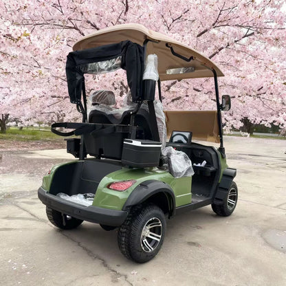 Cheap 4x4 Trailer 48/60/72V Remote Control Motor Club Car Vintage 2 Seater Electric Golf Cart