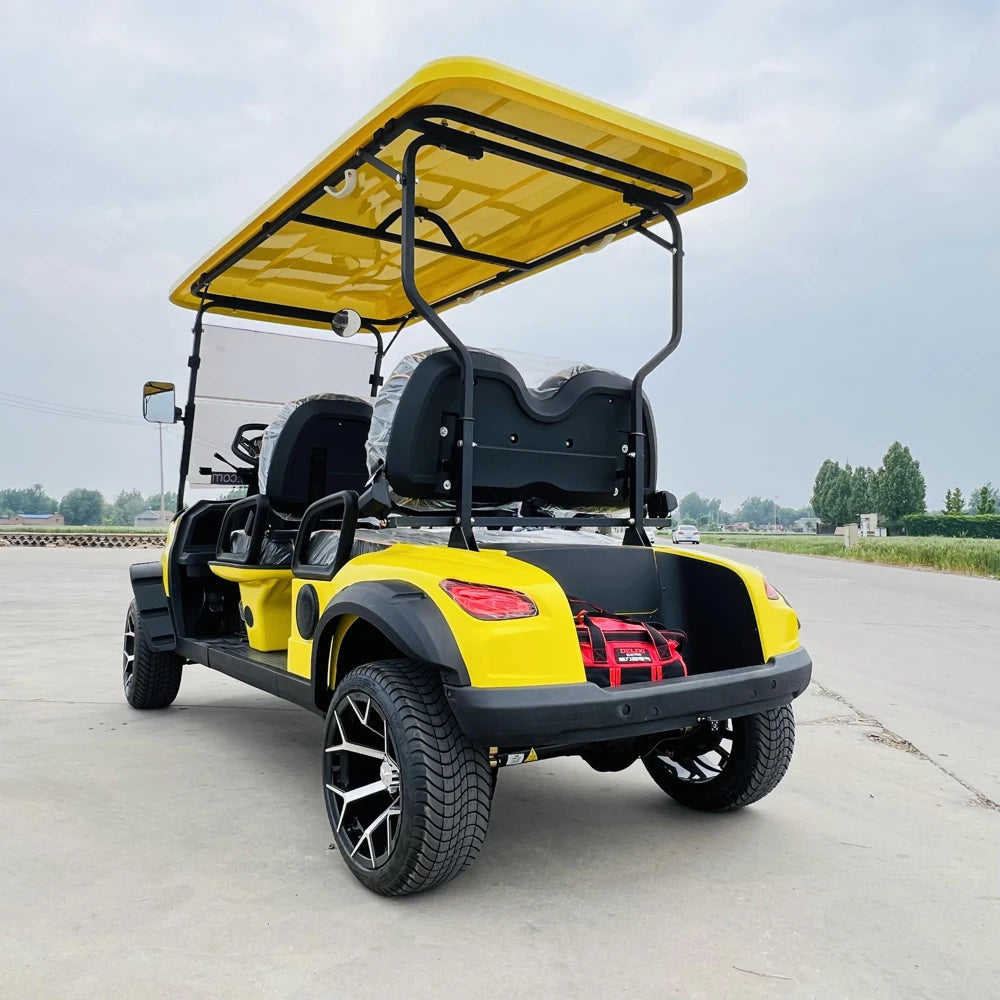 CE Certification New Utility Evolution Vehicles Electric Buggy Hunting 48/72V Lithium Battery Golf Car 4 Seat Golf Cart