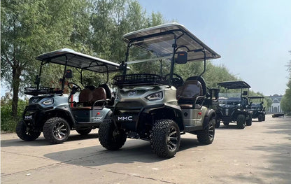 MMC 48/72V Modern Fashion 4WD Golf Cart 4000W/7000W 2/4/6/8 Seat Capacity Exclusive Design Sightseeing Club Car Golf Cart