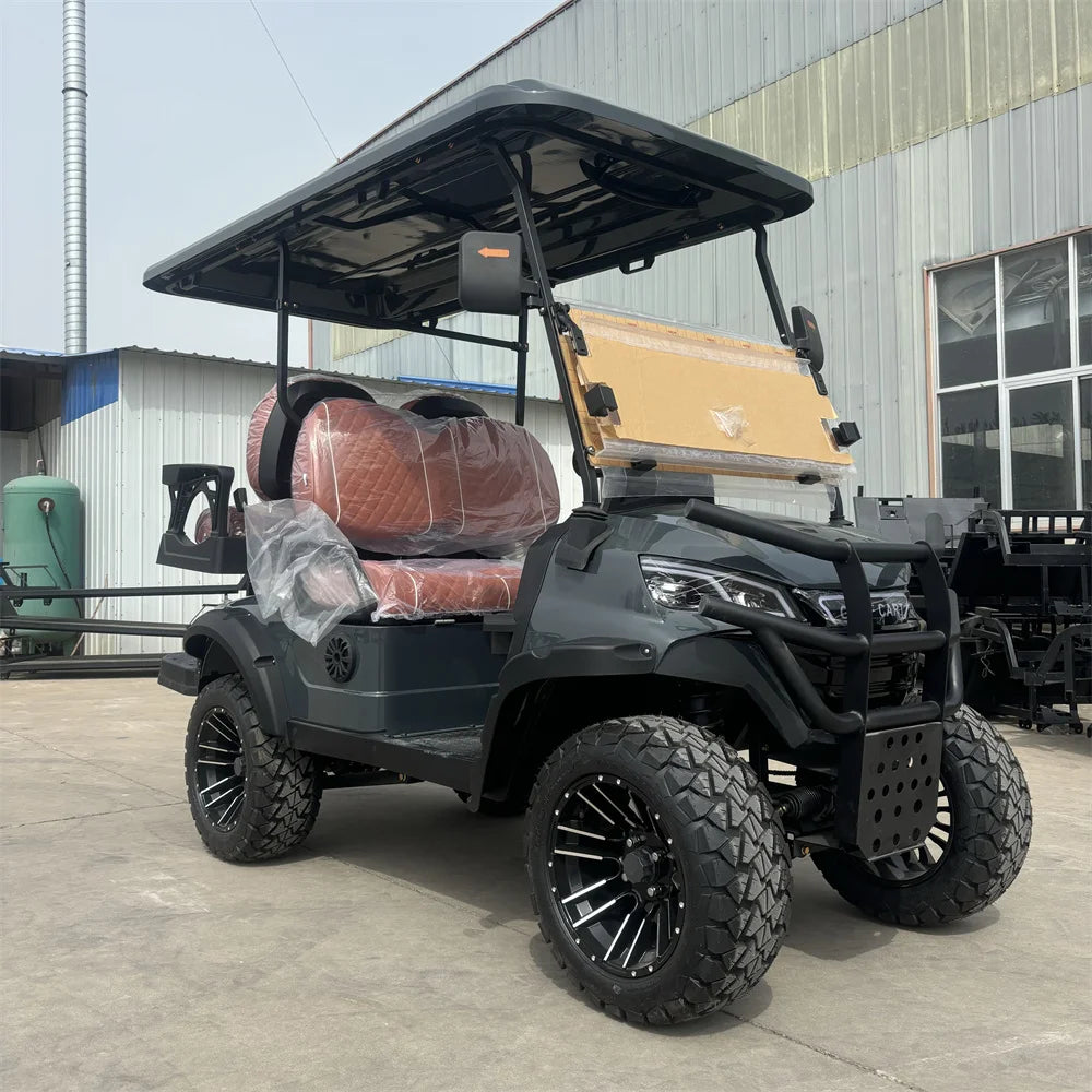 MMC CE Certified Lithium Battery Lifted off Road 4 Seater Electric Golf Cart