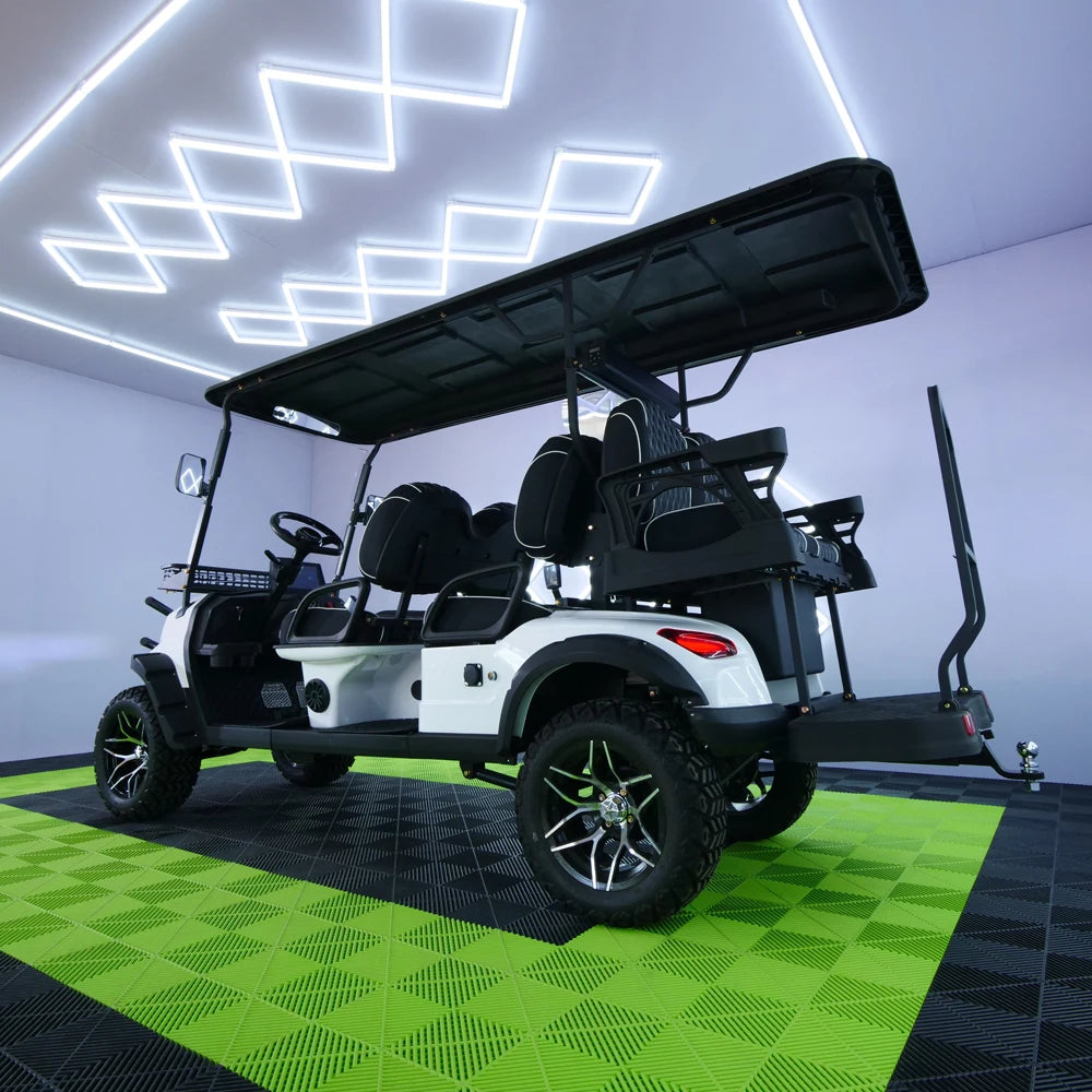 Manufacturer Customizable Electric Golf Cart With 10 Inch Screen Touch 60V Lithium Battery Street Legal Golf Cart Rapid Delivery