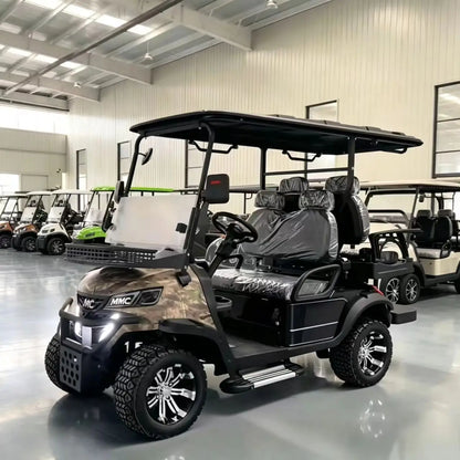 4 Wheel Drive 4000W/5000W/7000W Off Road Street Legal 48V/72V Lithium Golf Buggy 2 4 6 8 Seater Electric Golf Cart