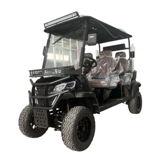 China Professional 48V 4 Seater Golf Carts Lifted Golf Buggy Lithium Battery 7500W Electric Golf Cart