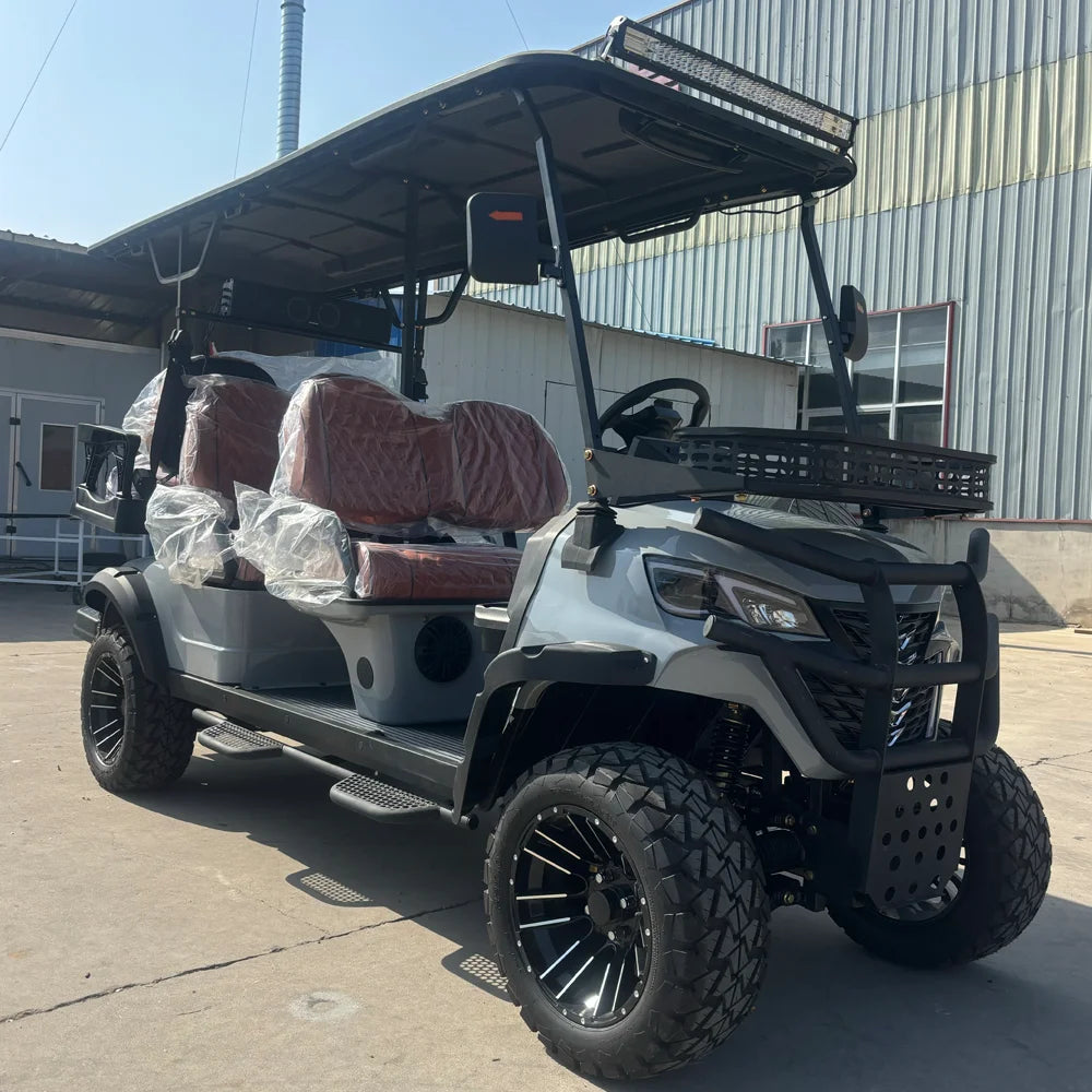 MMC CE Certified Lithium Battery Lifted off Road 4 Seater Electric Golf Cart