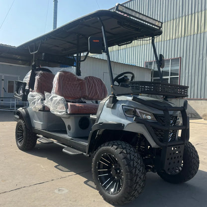 MMC CE Certified Lithium Battery Lifted off Road 4 Seater Electric Golf Cart