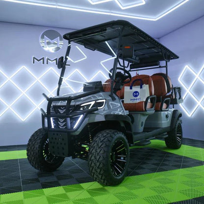 China Professional 48V 4 Seater Golf Carts Lifted Golf Buggy Lithium Battery 7500W Electric Golf Cart