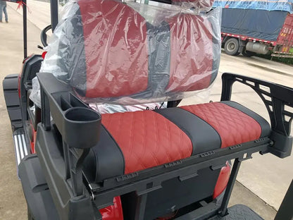 Best Price 72v Lithium Acid Battery 4 6 8 Seats Family Golf Buggy  Customize Colors 3-Point Safety Belt Electric Golf Cart