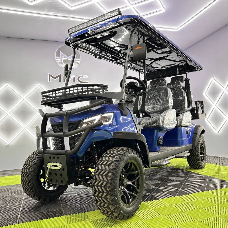 High Quality 4-Seater Electric Golf Carts Lifted 4WD Electric Off-Road Golf Buggy 48V Lithium Battery Golf Cart
