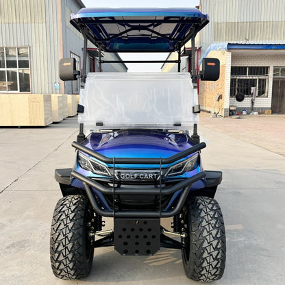 2026 New Launched 72V 7.5KW AC System Lithium Battery Powered 2 4 6 Seats Electric Golf Cart