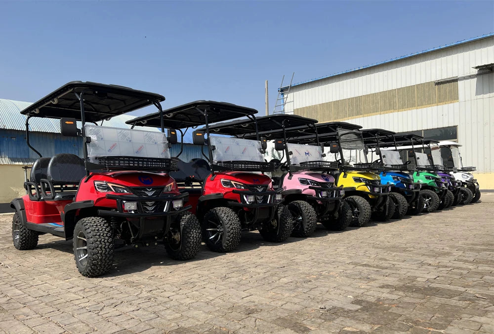 Luxury Street Legal Electric Golf Cart 4000W/5000W/7500W 48V 60V 72V 2 4 6 8 Seater off Road Fast Delivery Golf Car