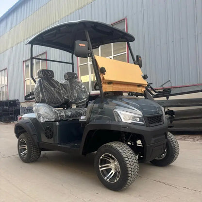 Electric Buggy Car Hunting Utility Trolley Factory Supply High Quality 4 Seater Electric Street Legal Club Golf Carts