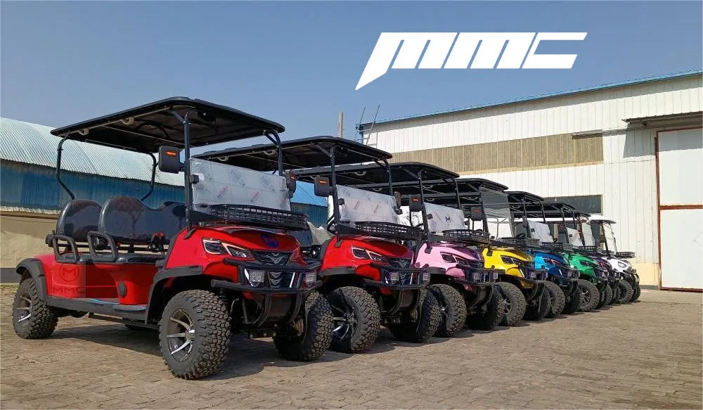 New 4 Seater Passenger Wholesale 4 Wheel Best Lithium Battery Electric Hunting Buggy Car 4x4 Golf Cart
