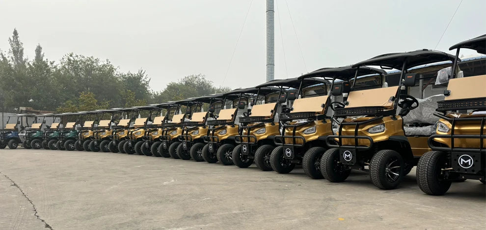 4 Wheel Drive 4000W/5000W/7000W Off Road Street Legal 48V/72V Lithium Golf Buggy 2 4 6 8 Seater Electric Golf Cart