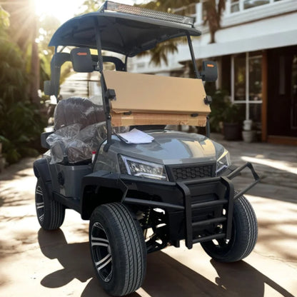 Best Price 72v Lithium Acid Battery 4 6 8 Seats Family Golf Buggy  Customize Colors 3-Point Safety Belt Electric Golf Cart